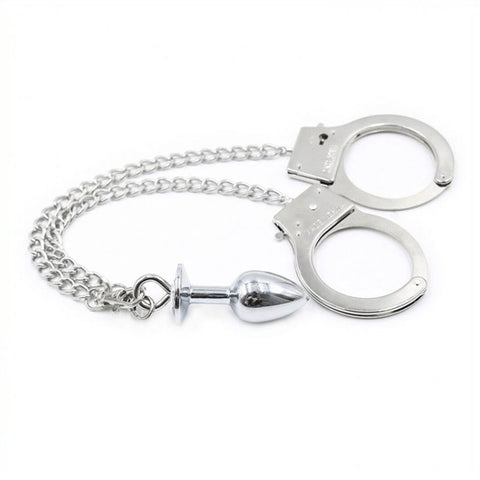 Bondage Bliss - Luxurious Cuffs and Butt Plug Set - Cuffs and Restraints