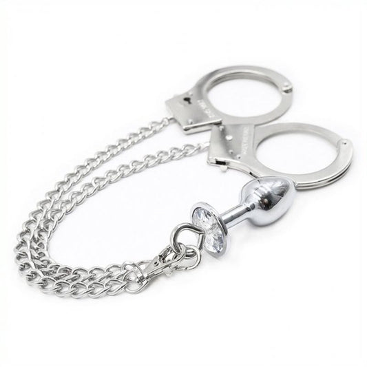 Bondage Bliss - Luxurious Cuffs and Butt Plug Set - Cuffs and Restraints
