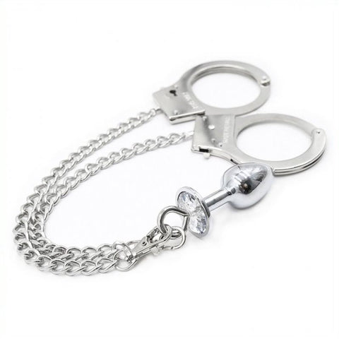Bondage Bliss - Luxurious Cuffs and Butt Plug Set - Cuffs and Restraints