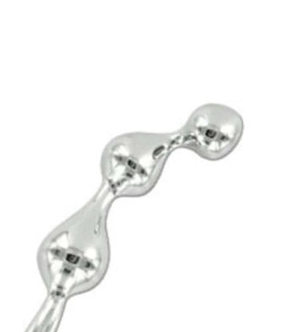 Stainless Steel Bliss - Curved Metal G-Wand - Steel Sex Toys