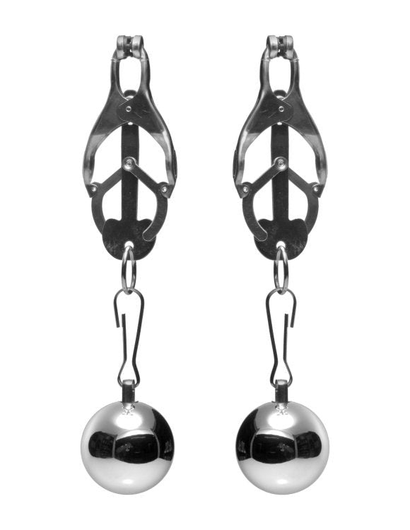 Deviant Monarch Weighted Nipple Clamps Nipple and Clit Clamps