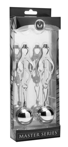 Deviant Monarch Weighted Nipple Clamps - Nipple and Clit Clamps