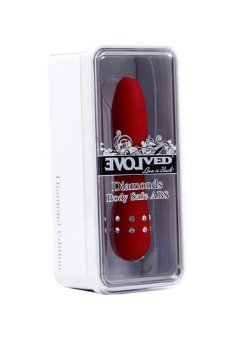 Diamond Princess Massager Red - Clit Ticklers and Pulsators