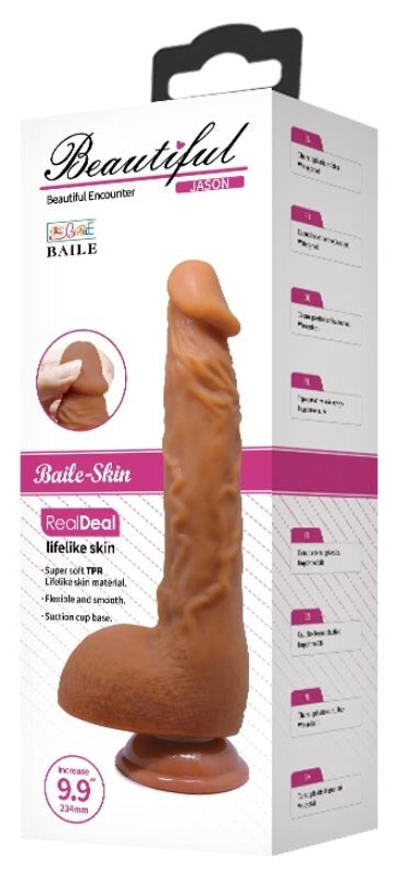 Dildo "Jason" Light Brown Realistic Dildos
