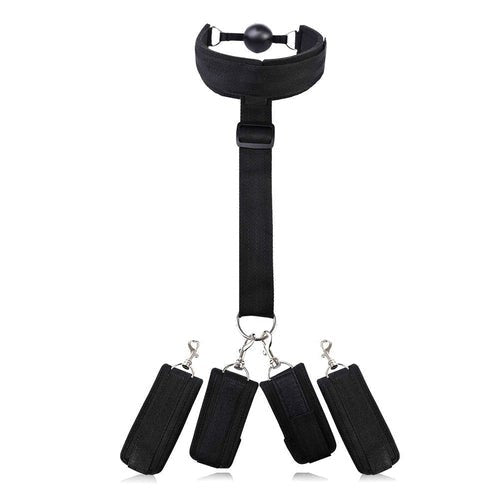 DirtyGirl Collar Neck and Hand Cuff Restraints Spreaders and Hangers