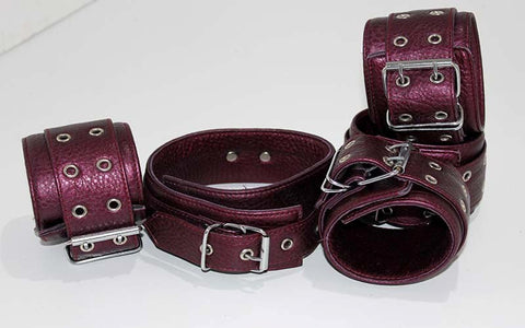 Premium Leather Adjustable Couples Restraint - Unforgettable Passion - Cuffs and Restraints
