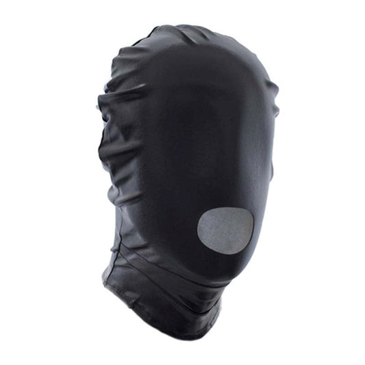 Double Layer Open Mouth Hood - Bondage Hoods