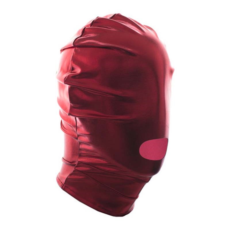 Double Layer Open Mouth Hood Bondage Hoods