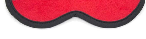 Downy Fetish Play Blindfold Black And Red - Fancy Dress Ups