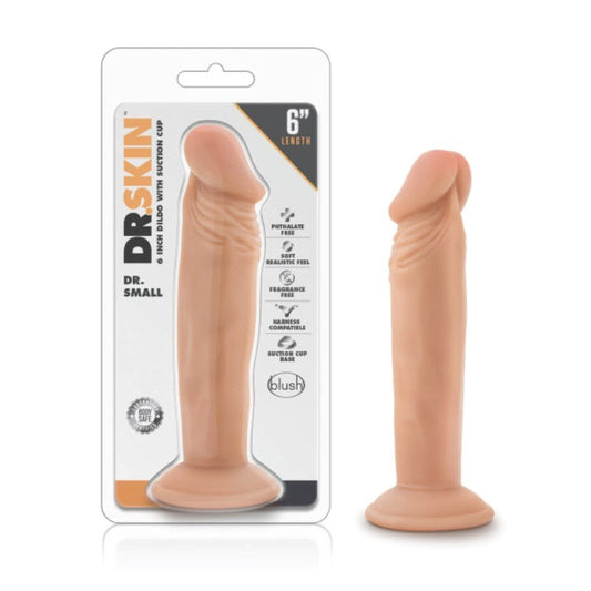 Dr. Skin Dr. Small - 6'' Dildo - Flesh Realistic Dildos