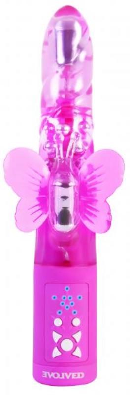 Dream Makers Menage a trois Butterfly Vibrator - Rabbit Vibrators