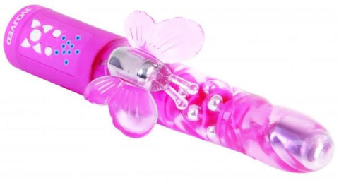 Dream Makers Menage a trois Butterfly Vibrator - Rabbit Vibrators