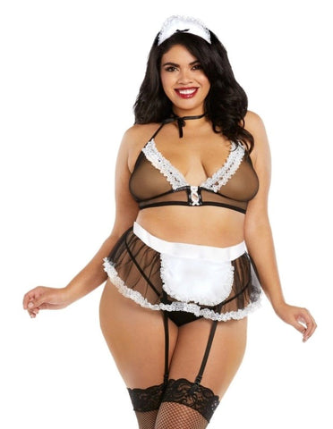 Dreamgirl Maid For You - Enchanting French Maid Outfit - Fancy Dress Ups