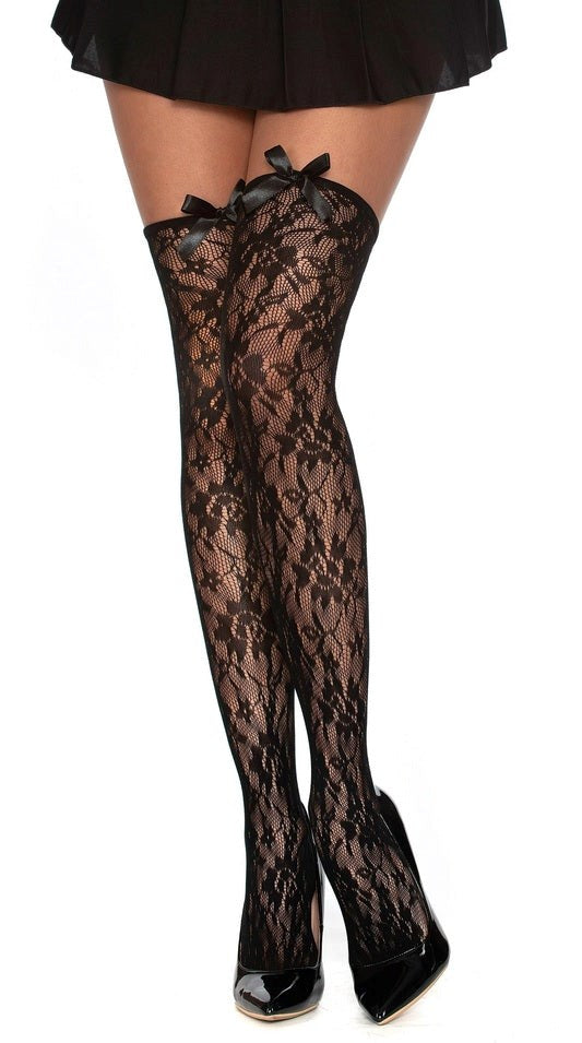 Dreamgirl Opaque Fence-Net Pantyhose Hosiery