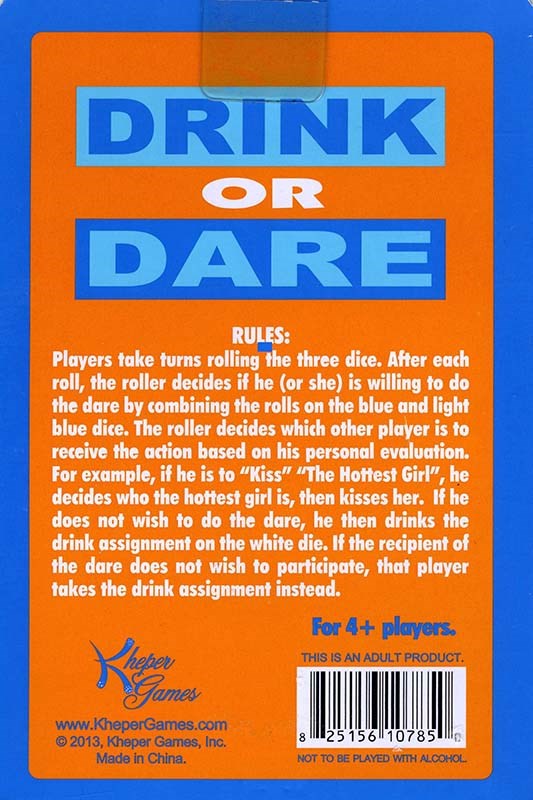 Drink Or Dare Dice Sex Games, Coupons and Tricks