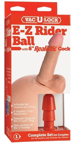 E-Z Rider With Vac-U-Lock 6 Realistic Cock - Strap On Sextoys