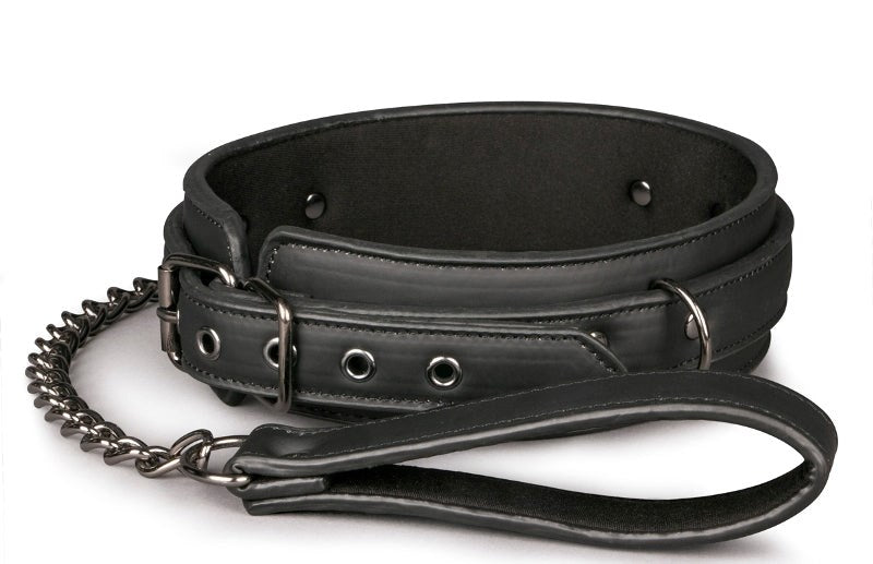 Easytoys Fetish Collar with Leash Collars and Leads