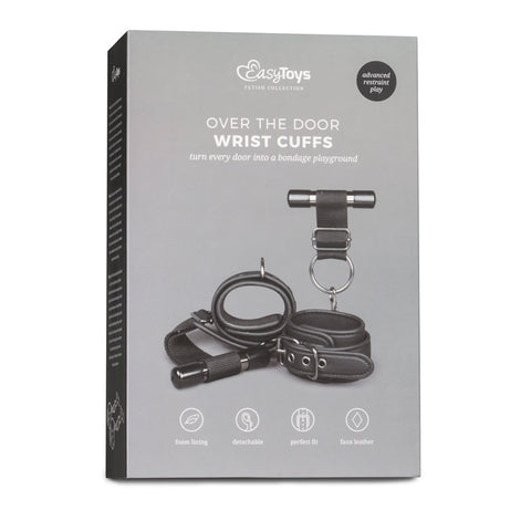 Easytoys Fetish Over the Door Wrist Cuffs - Cuffs and Restraints