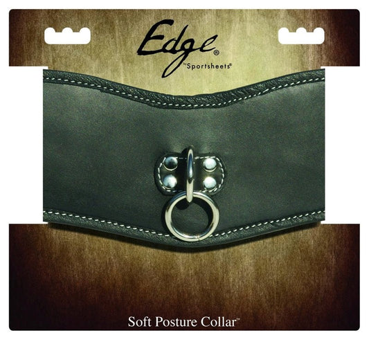 Edge Soft Leather Posture Collar - Collars and Leads