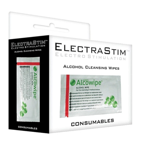 Electrastim Alcohol Cleansing Wipes - Electro Sex