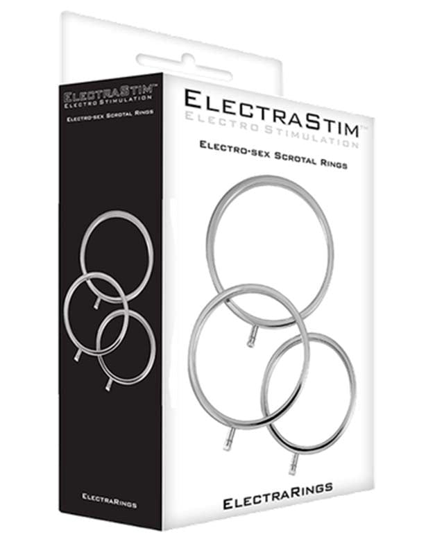 ElectraStim ElectraRings Metal Scrotal Rings Electro Sex