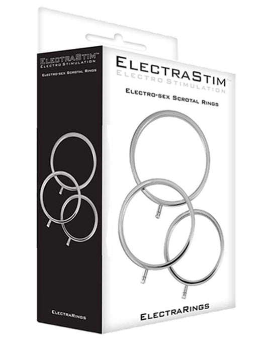 ElectraStim ElectraRings Metal Scrotal Rings - Electro Sex