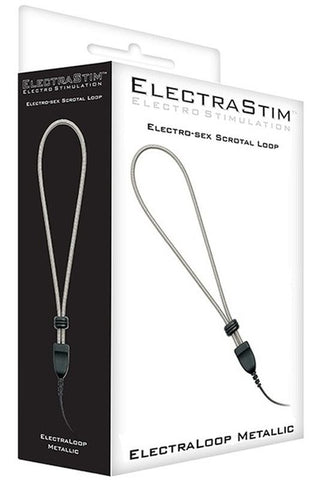 Electrastim Metallic Adjustable Scrotal Loop - Electro Sex