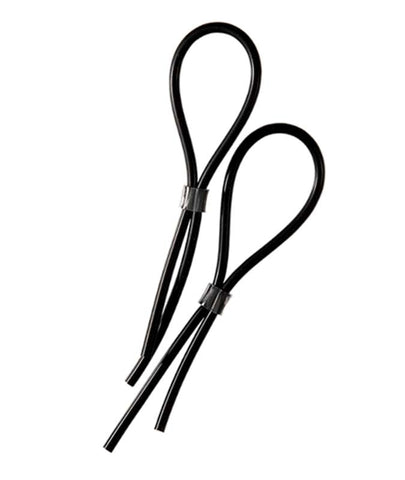 ElectraStim Rubber Adjustable Cock and Scrotal Loops - Electro Sex