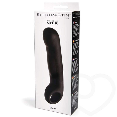Electrastim Silicone Noir Ovid G-Spot Dildo - Electro Sex