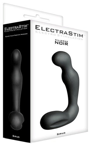 Electrastim Silicone Noir Sirius Electro Prostate Massager - Electro Sex