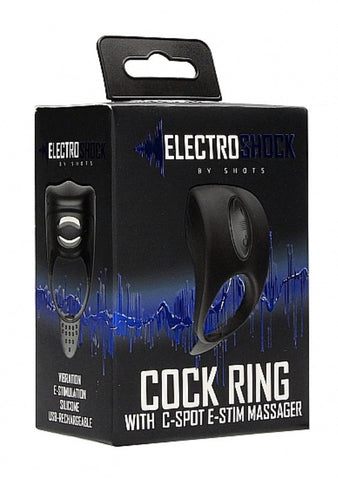 Electroshock Vibrating Cock Ring - Electro Sex