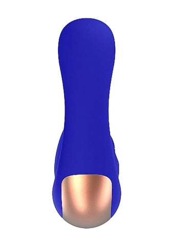 Elegance Dual Motor Clitoral Stimulator Fancy Blue - Personal Massagers