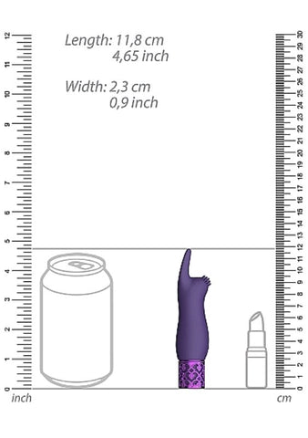 Elegance Rechargeable Silicone Bullet Purple - Bullet Vibrators