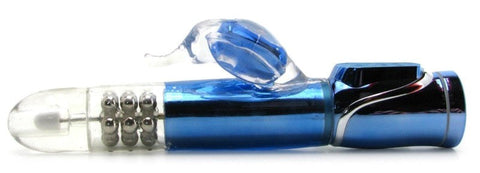 CalExotics Enchanted Thrusting Elle Rabbit Vibrator - Rabbit Vibrators
