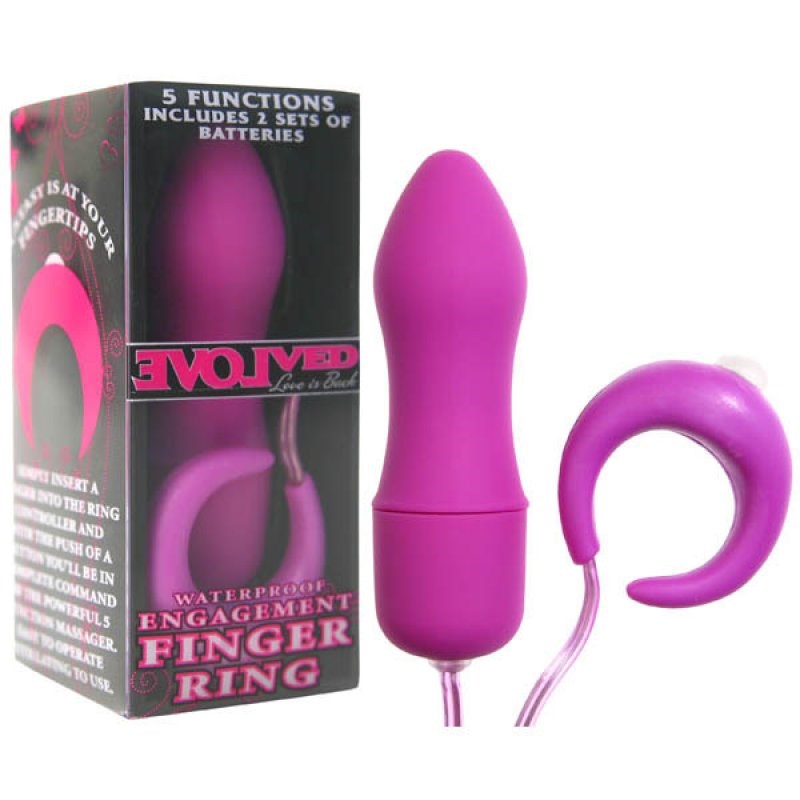 Engagement Finger Ring Vibrator Clit Ticklers and Pulsators