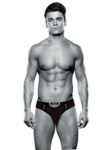 Envy's Captivating Bad Boy Thong - Black - Jocks and G-Strings