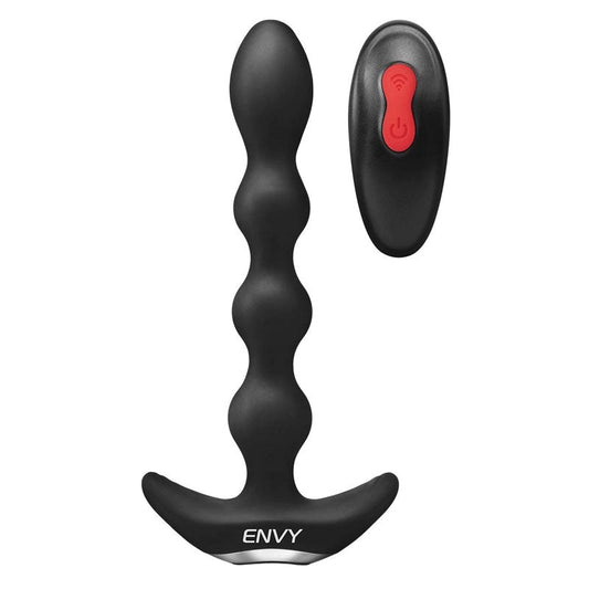 Indulge in Pleasure - ENVY Deep Reach Vibrating Anal Beads - Anal Beads and Balls