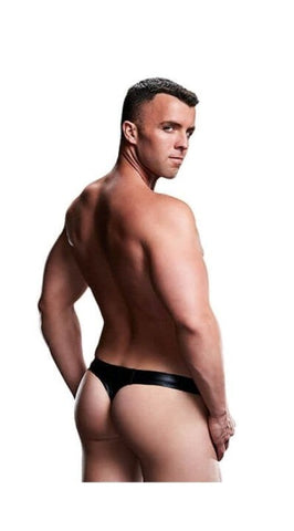 Envy Low-Rise Thong E034 SM Black - Jocks and G-Strings