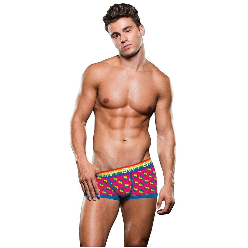 ENVY Rainbow Hearts Trunk Mens Briefs And Boxers