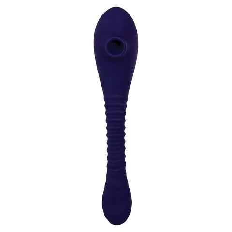 Evolved Bendable Clitoral Sucker - Blue - Clit Ticklers and Pulsators