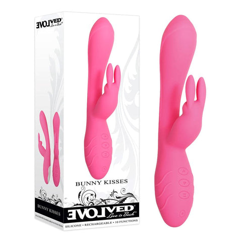 Evolved Bunny Kisses - Pink - Rabbit Vibrators