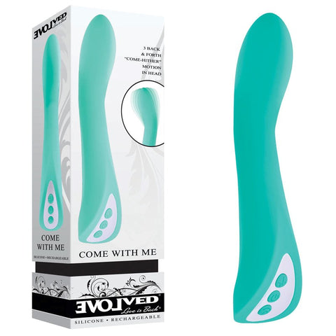 Evolved's Dual-Motor Pleasure Enhancer - Come With Me - G-Spot Vibrators