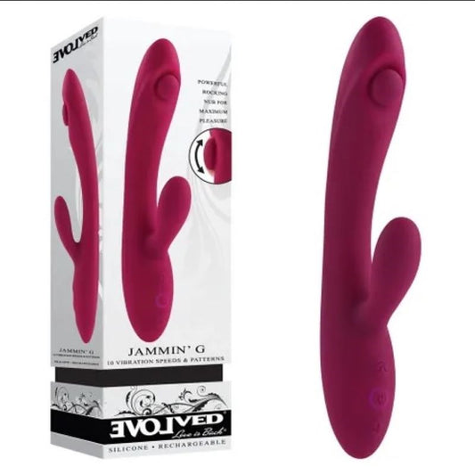 Evolved Jammin' G-Spot Massager - Unlock Unparalleled Ecstasy - Rabbit Vibrators