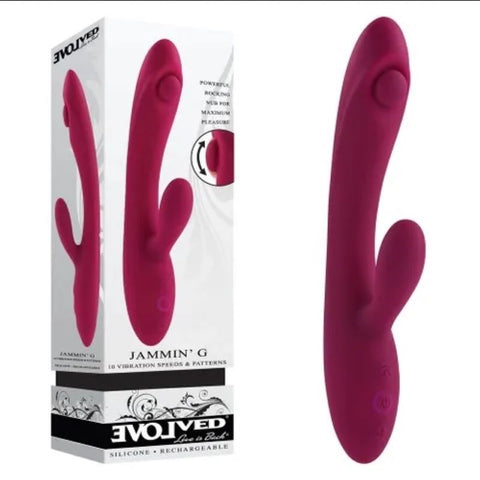 Evolved Jammin' G-Spot Massager - Unlock Unparalleled Ecstasy - Rabbit Vibrators