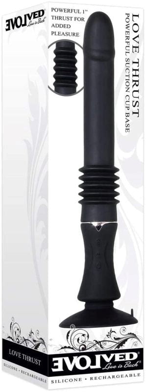 Evolved Love Thrust Large - 7 Vibrating Speeds for Hands-Free Bliss - Luxury Sex Toys