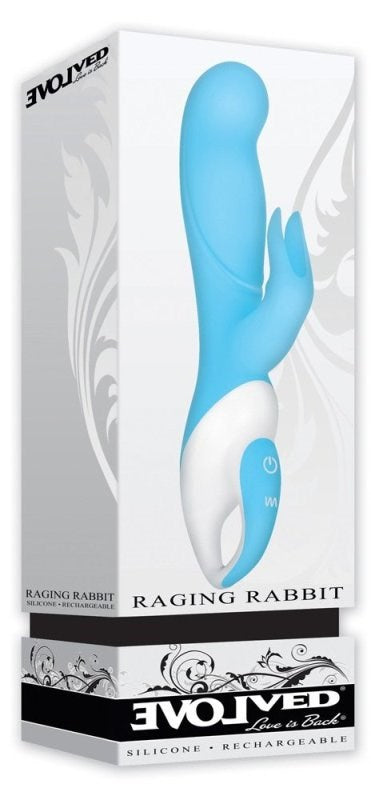 Evolved Raging Rabbit - Waterproof G-Spot Ecstasy - Rabbit Vibrators