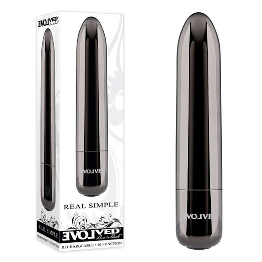 Evolved REAL SIMPLE Bullet - Powerful, Waterproof Pleasure Anytime - Bullet Vibrators