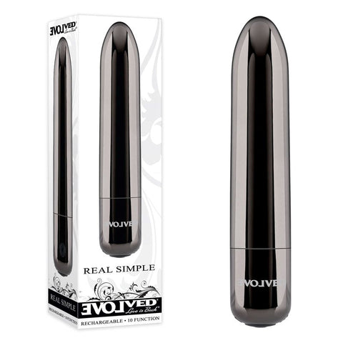 Evolved REAL SIMPLE Bullet - Powerful, Waterproof Pleasure Anytime - Bullet Vibrators