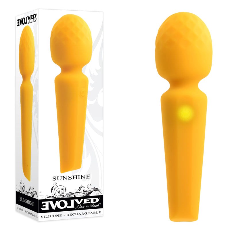 Evolved Sunshine Massage Wand - Yellow Body Wands