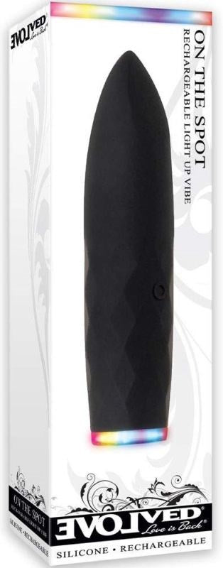 Evolved Pleasure Illuminator - The Spot Rechargeable Bullet Vibe - Bullet Vibrators